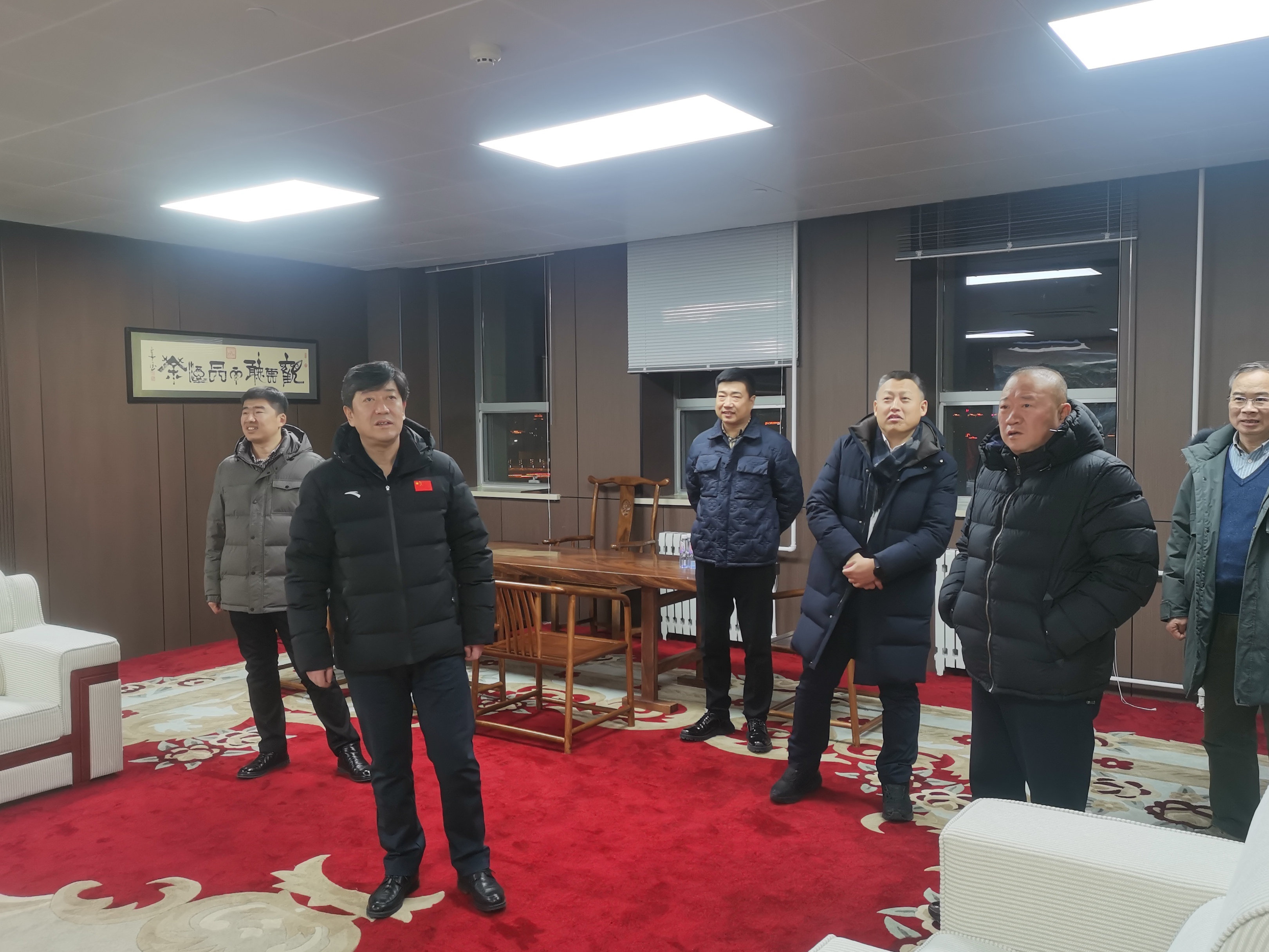 2024年2月4日 大慶市薩爾圖區(qū)區(qū)委書記、區(qū)長等一行到公司調(diào)研